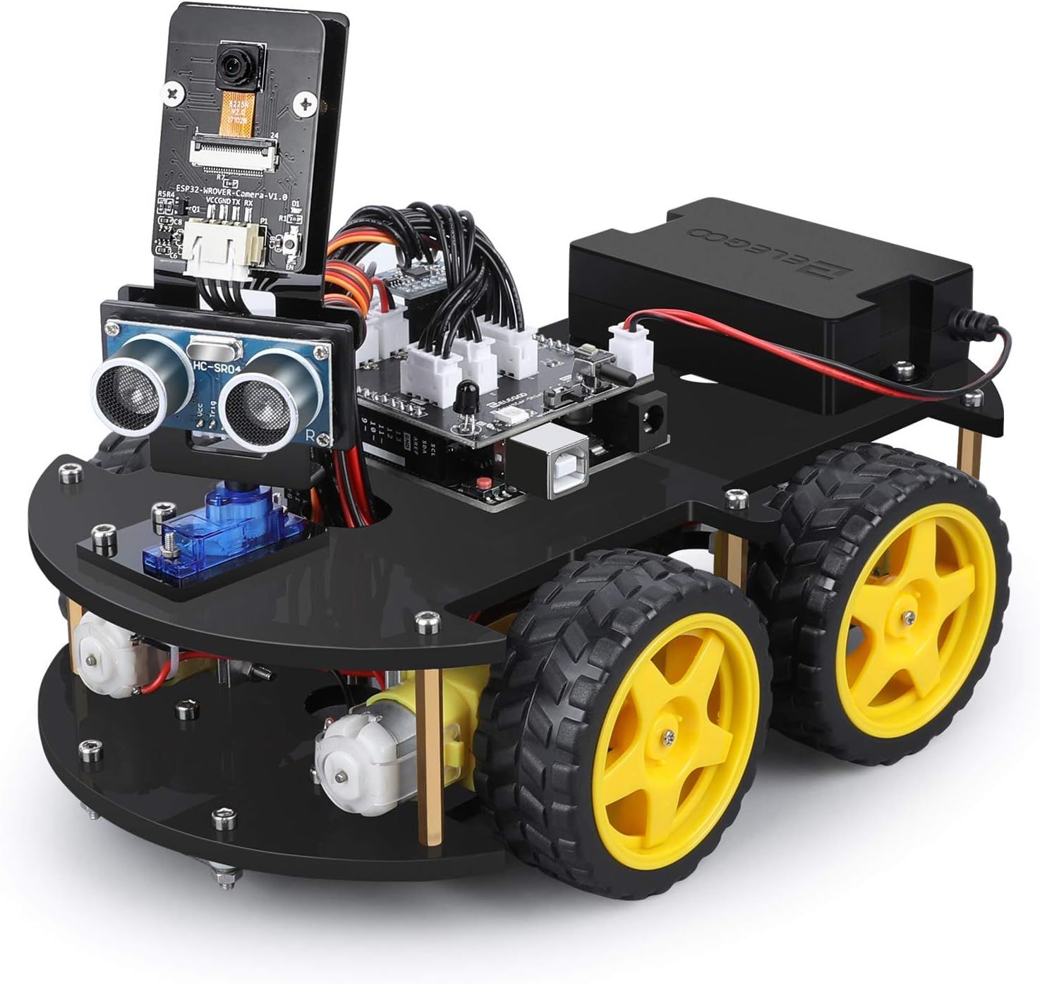 Kit de coche robot inteligente ELEGOO UNO R3 V4